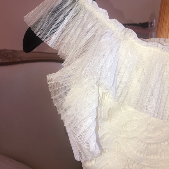 Bardot White Dress Girls Size 6 Girls - Picture 7 of 8